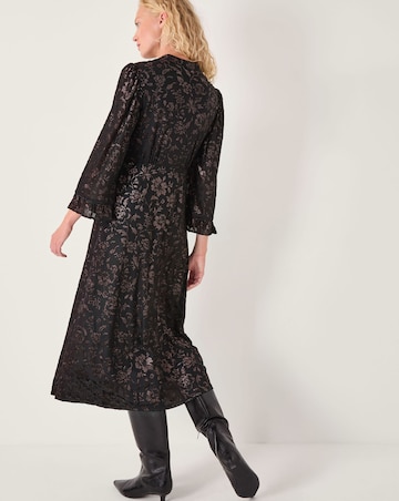 Monsoon Deyla Sparkle Jersey Midi Dress