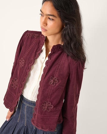 Monsoon Jimena Floral Corduroy Jacket