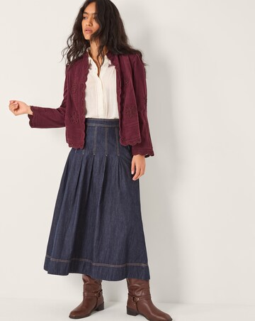 Monsoon Jimena Floral Corduroy Jacket