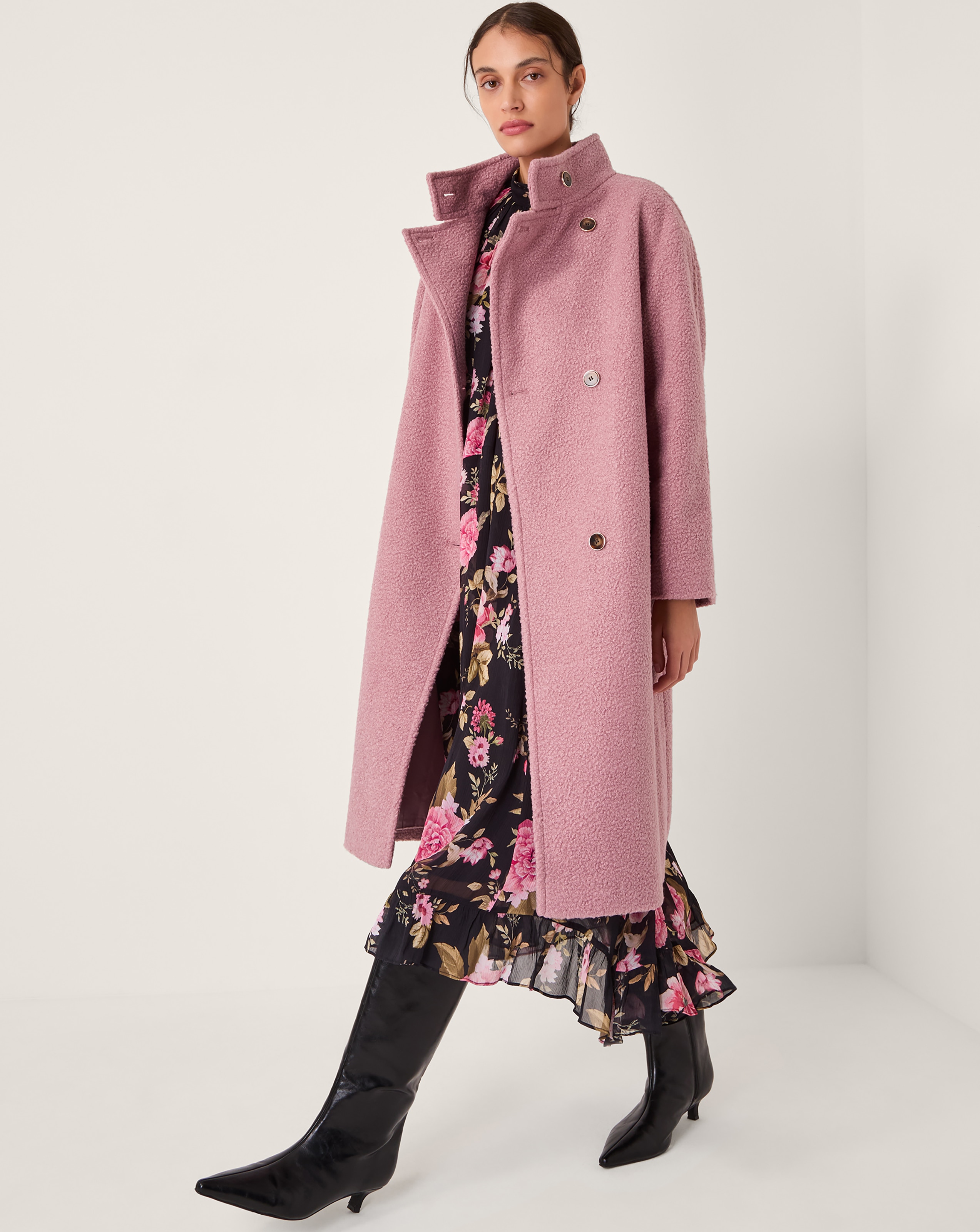 Monsoon Freya Boucle Coat