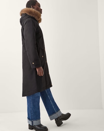 Monsoon Paula Faux Fur Parka