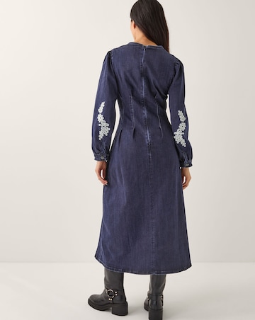 Monsoon Eileen Denim Midi Dress