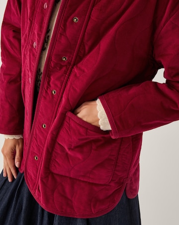 Monsoon Mandy Corduroy Quilted Jacket