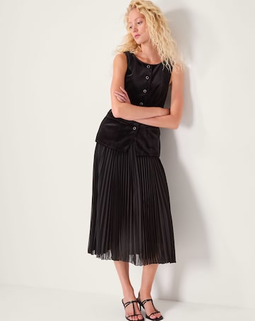Monsoon Vanessa Velvet Midi Dress