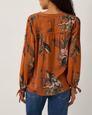 Monsoon Georgie Botanical Print Blouse