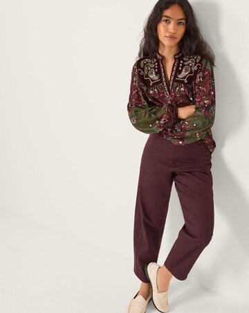 Monsoon Jemima Paisley Print Jersey Top