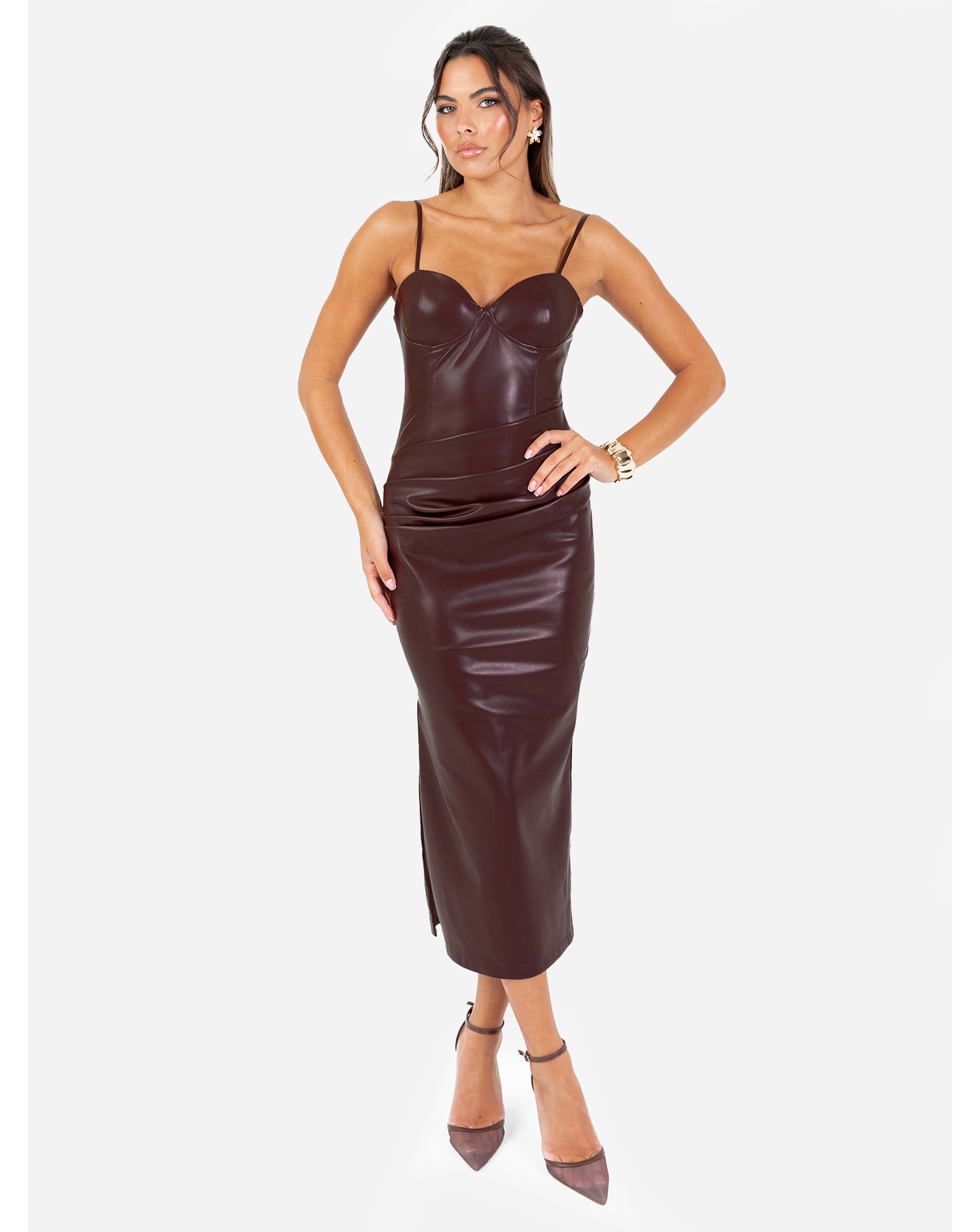 Maya Deluxe Plain Dress