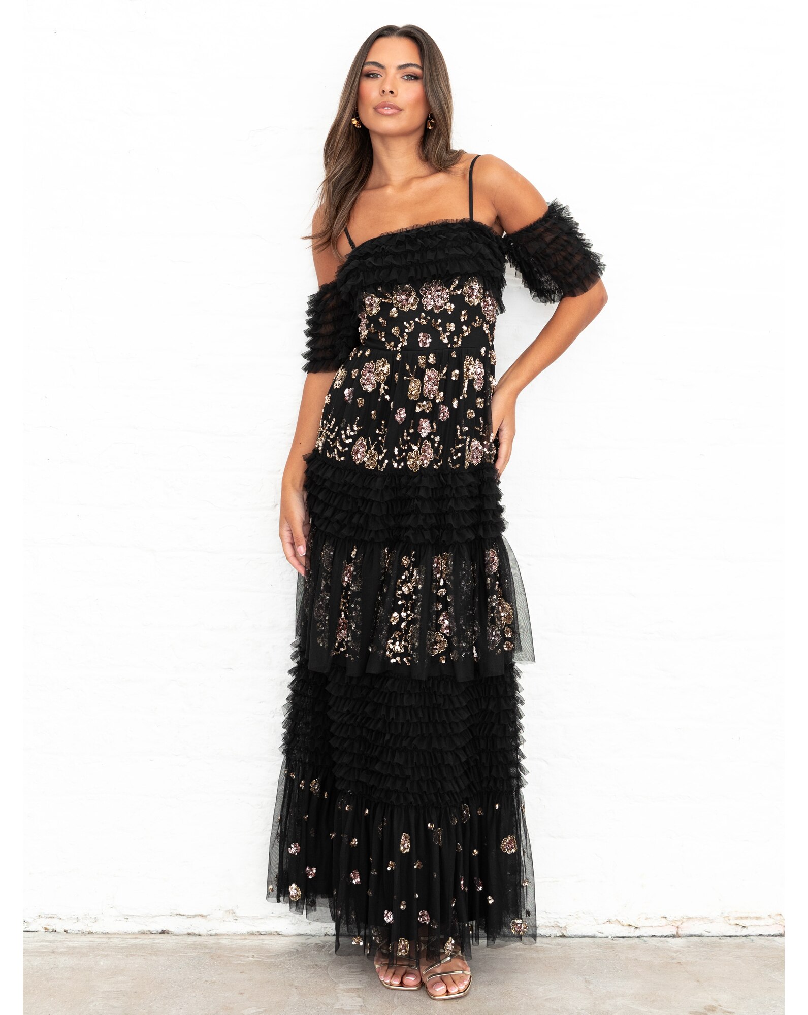Maya Deluxe Embellished Dress