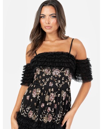 Maya Deluxe Embellished Dress