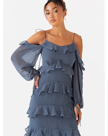 Anaya Metallic thread Dress