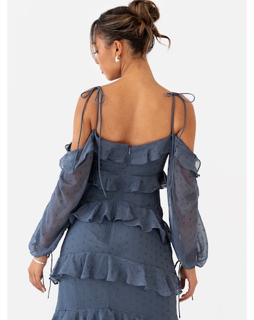 Anaya Metallic thread Dress