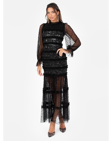 Maya Deluxe Embellished Dress
