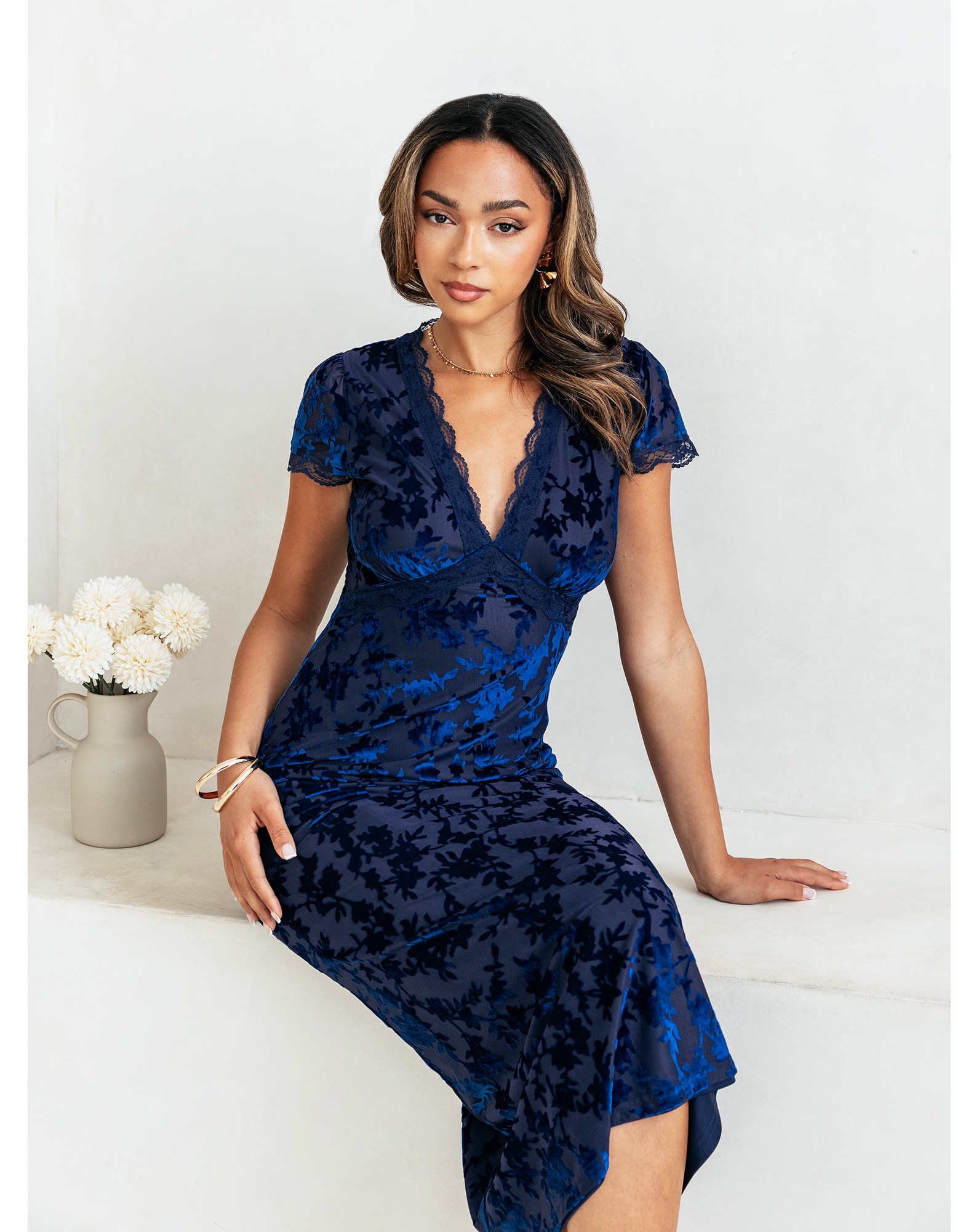 Maya Deluxe Floral Print Dress