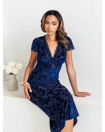 Maya Deluxe Floral Print Dress