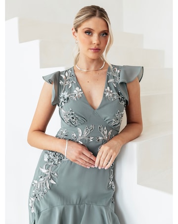 Maya Deluxe Embellished Dress
