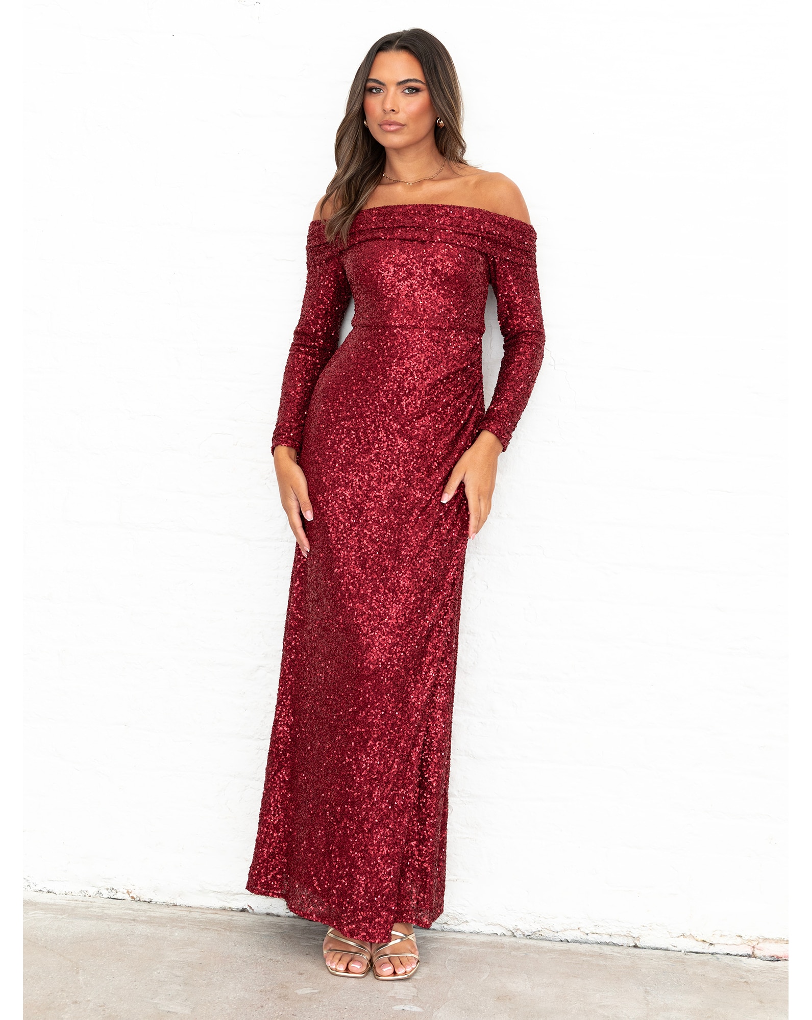 Maya Deluxe Sequin Dress