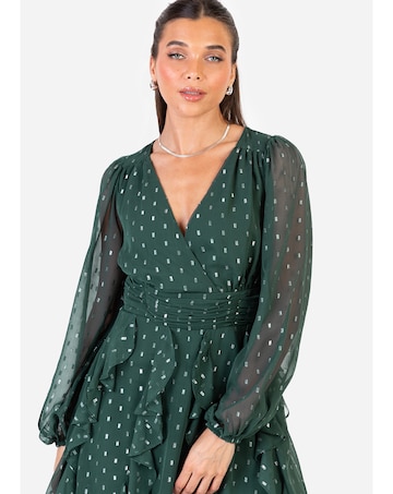 Anaya Metallic thread Dress