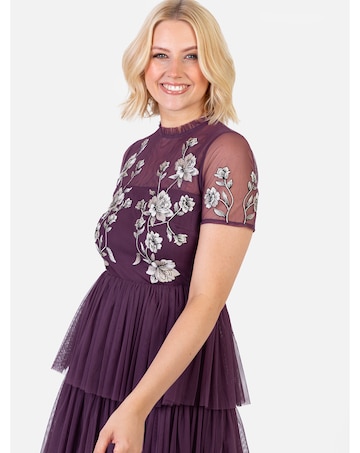 Maya Deluxe Embroidered Dress