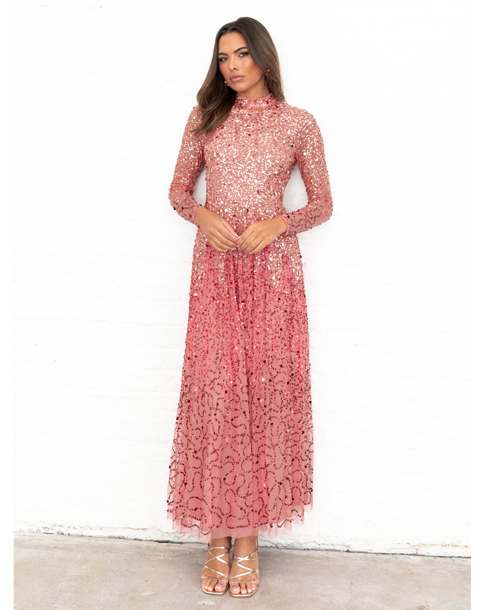 Maya Deluxe Sequined Dress