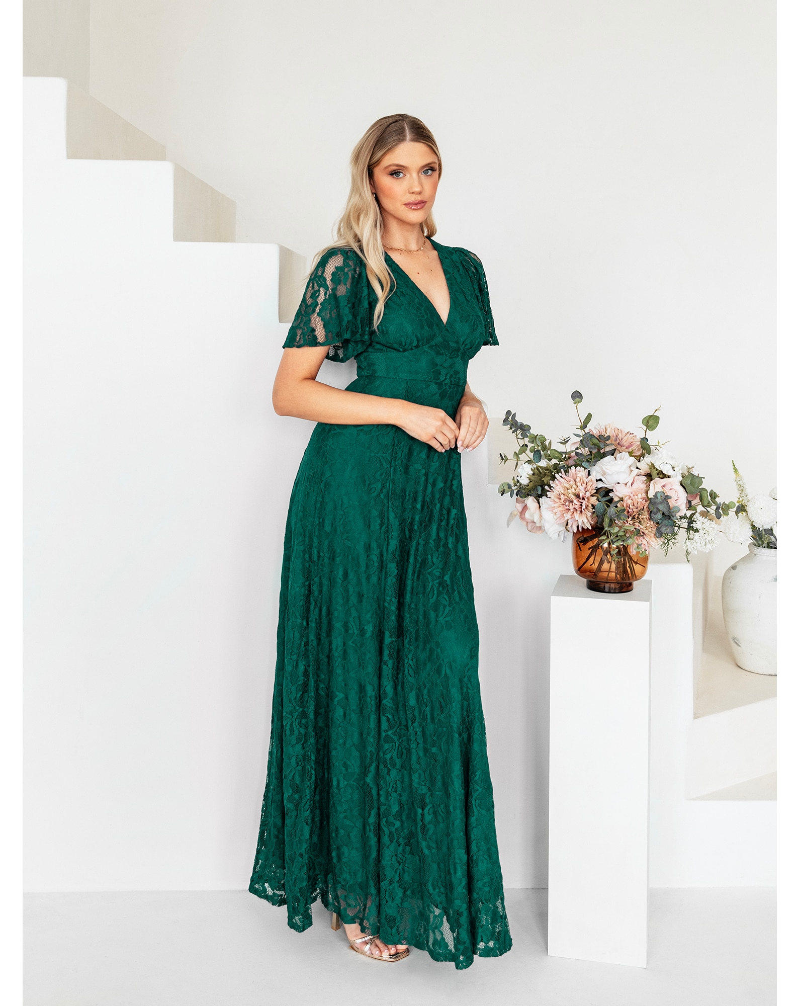 Maya Deluxe Laced Dress