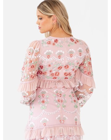 Maya Deluxe Embroidered Dress