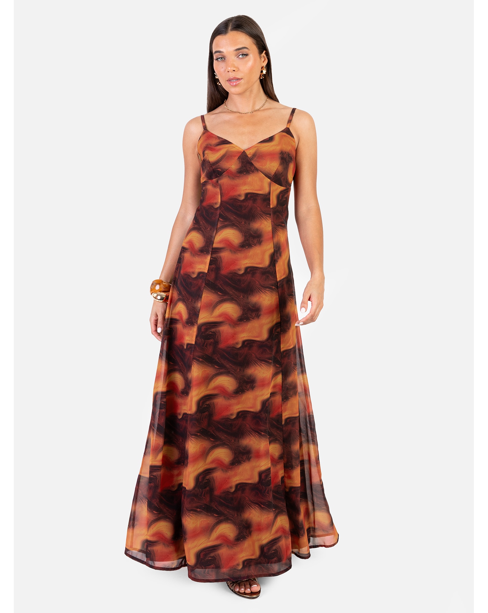 Anaya Printed Dress
