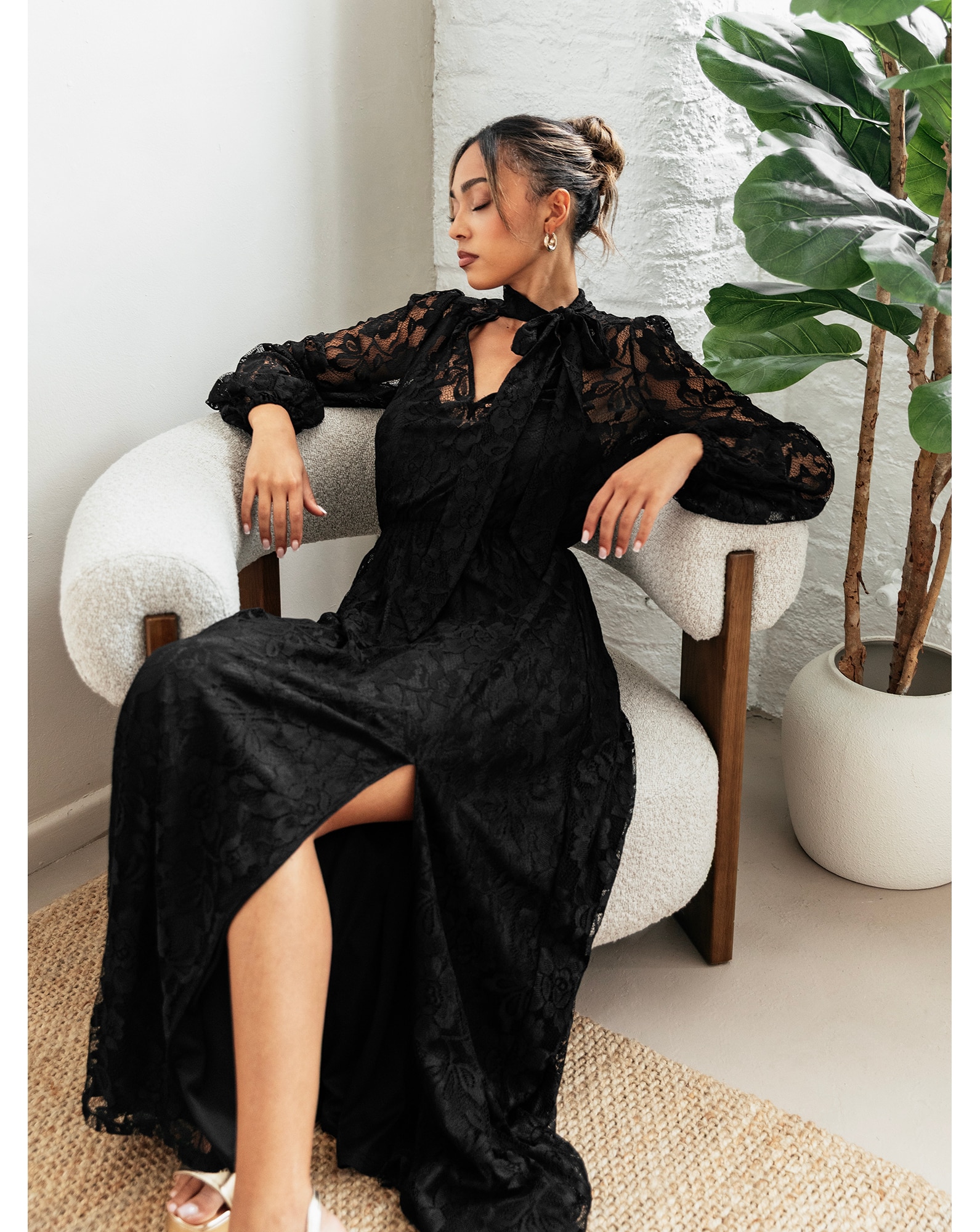 Maya Deluxe Laced Dress