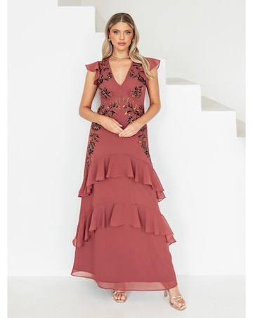 Maya Deluxe Embellished Dress