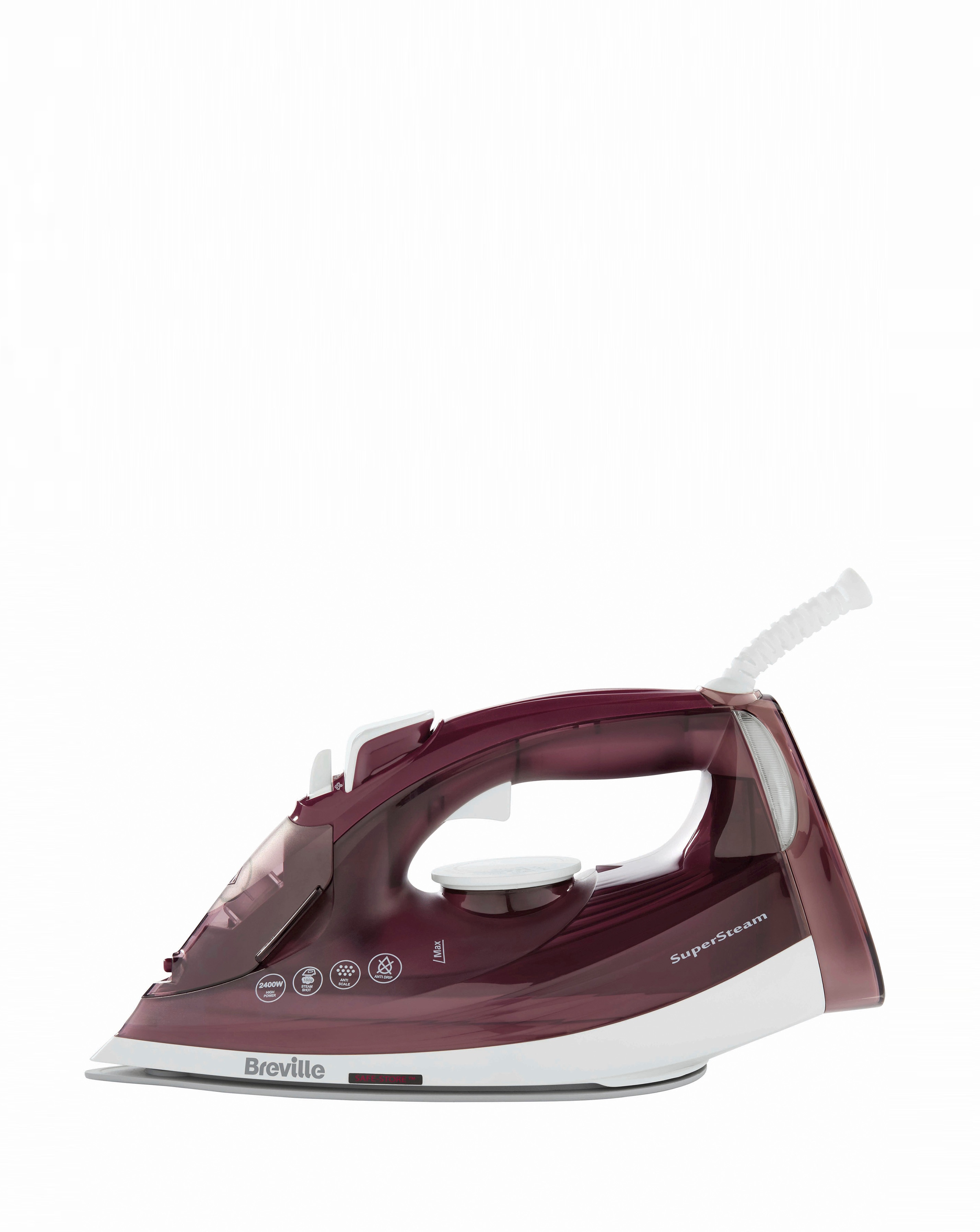 Breville Super Steam Ceramic Iron - Wine