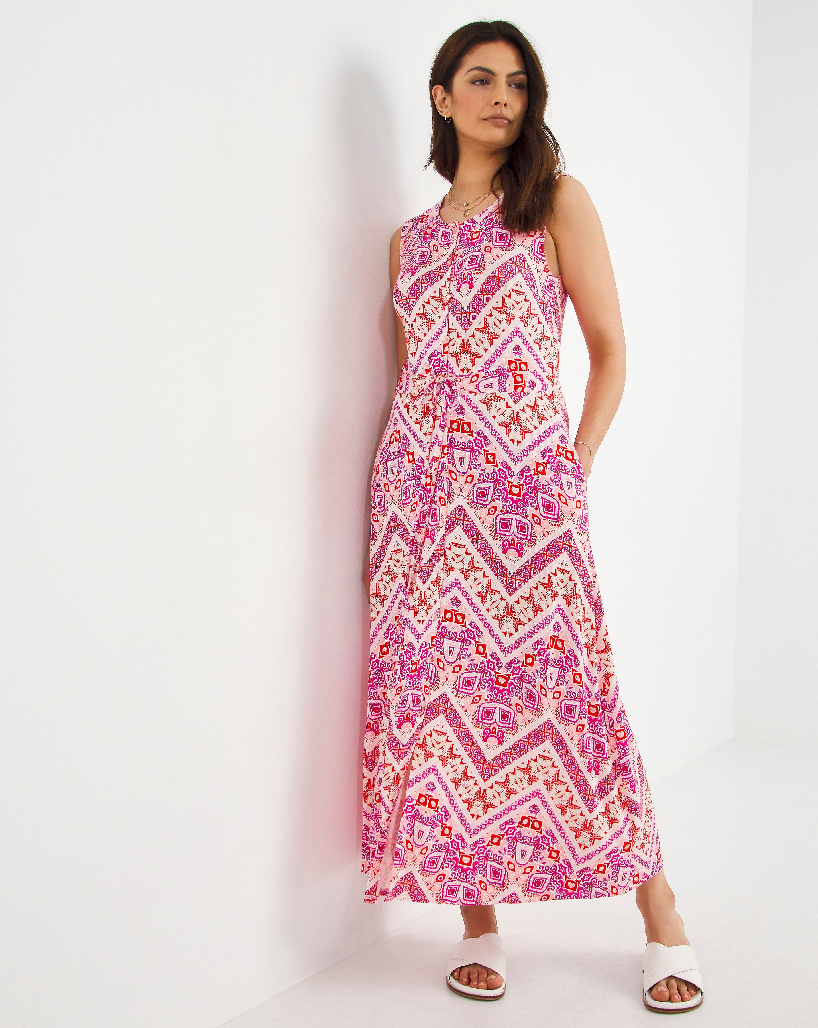 Julipa Printed Jersey Shirt Dress | J D 