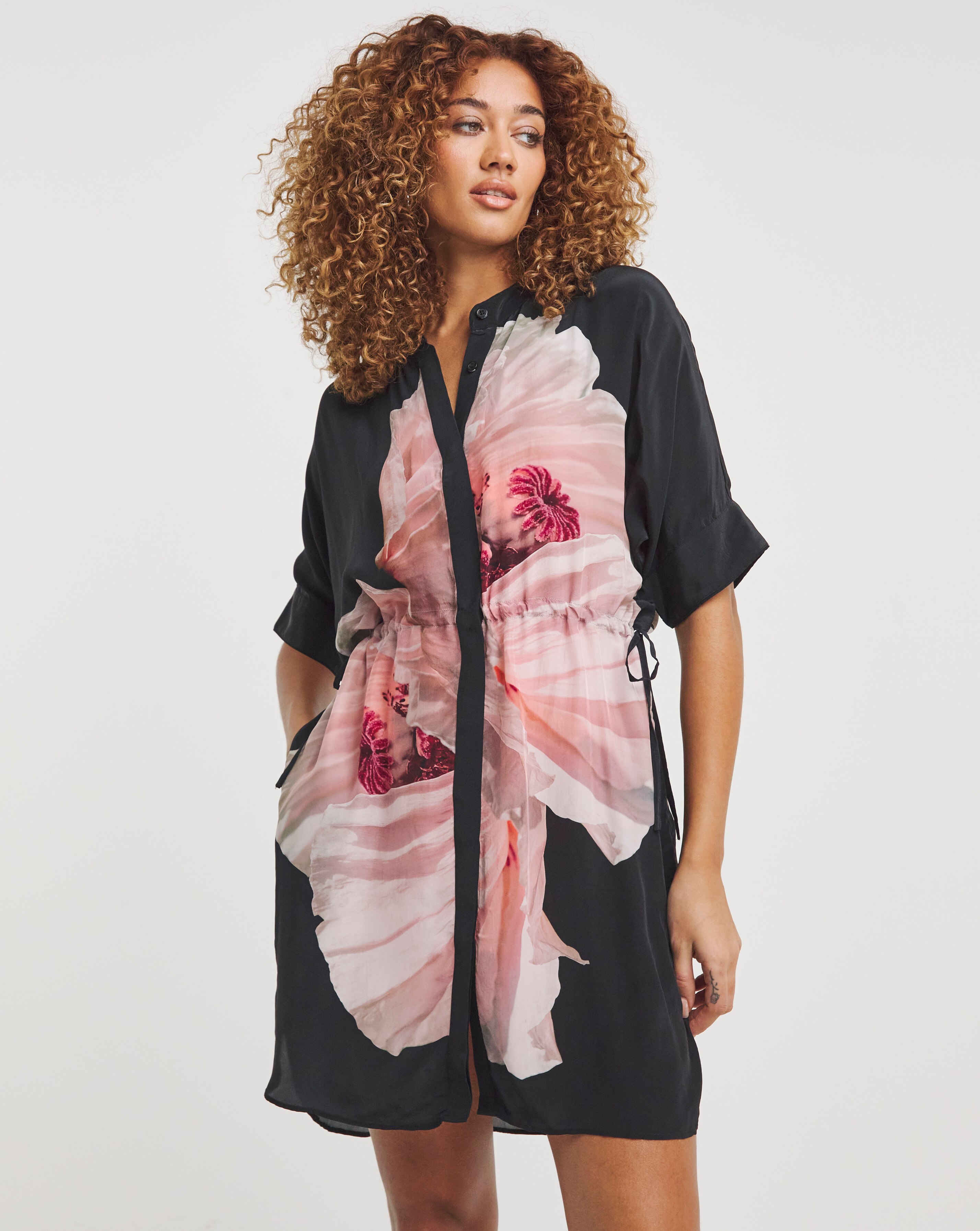Religion Hidden Pink Floral Tunic