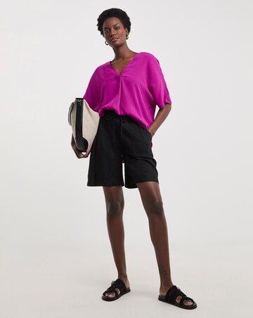 Textured Crinkle Tunic Top