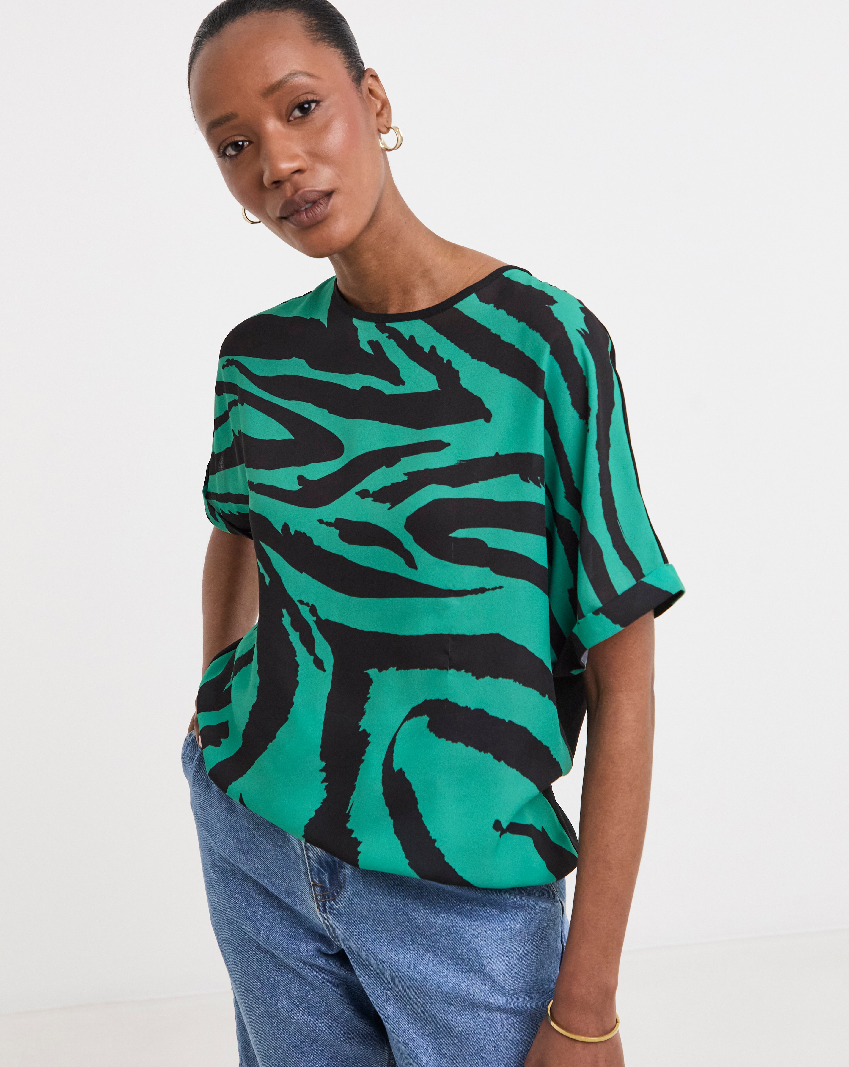 Boxy Short Sleeve Top