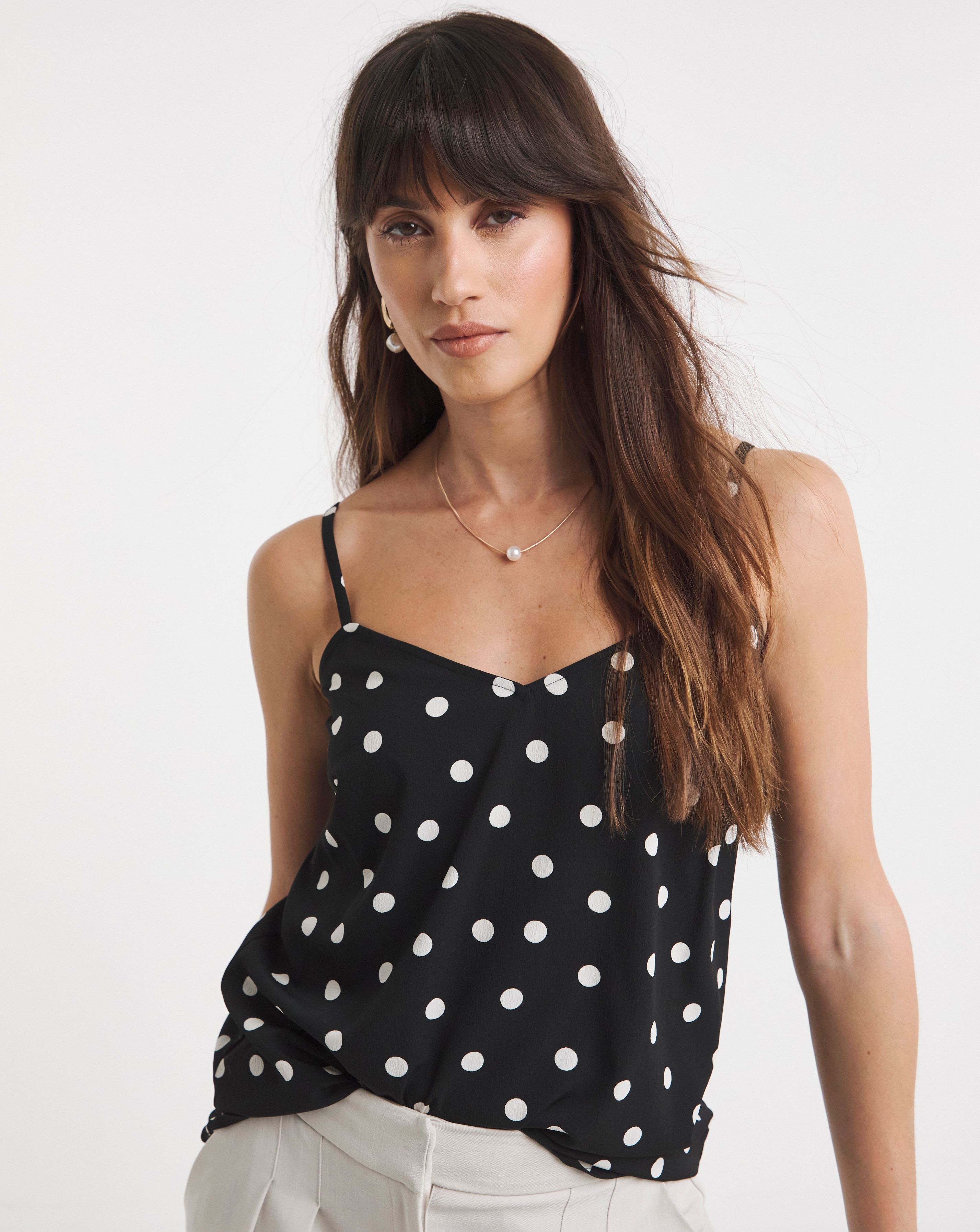 Printed Strappy Cami