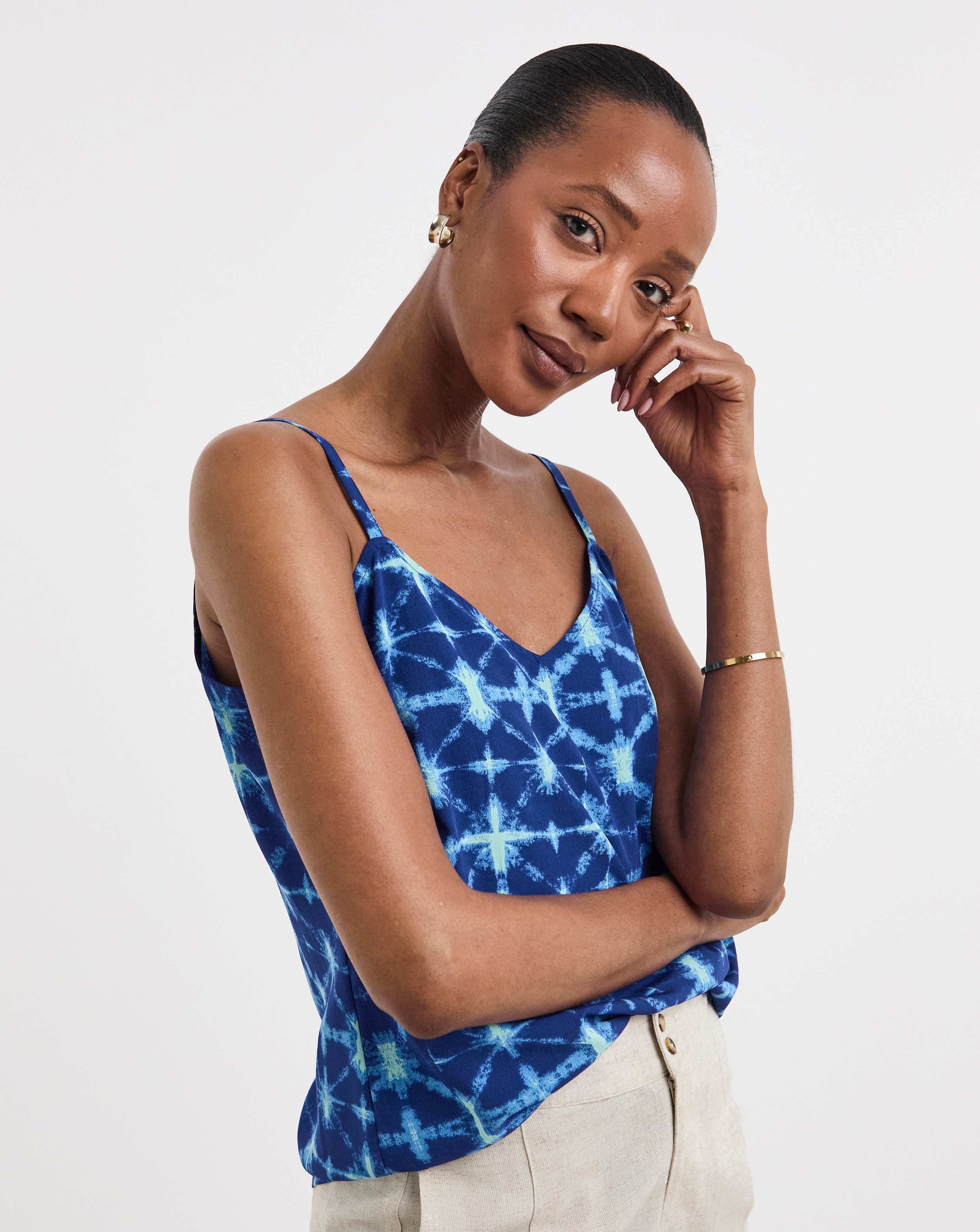 Printed Strappy Cami