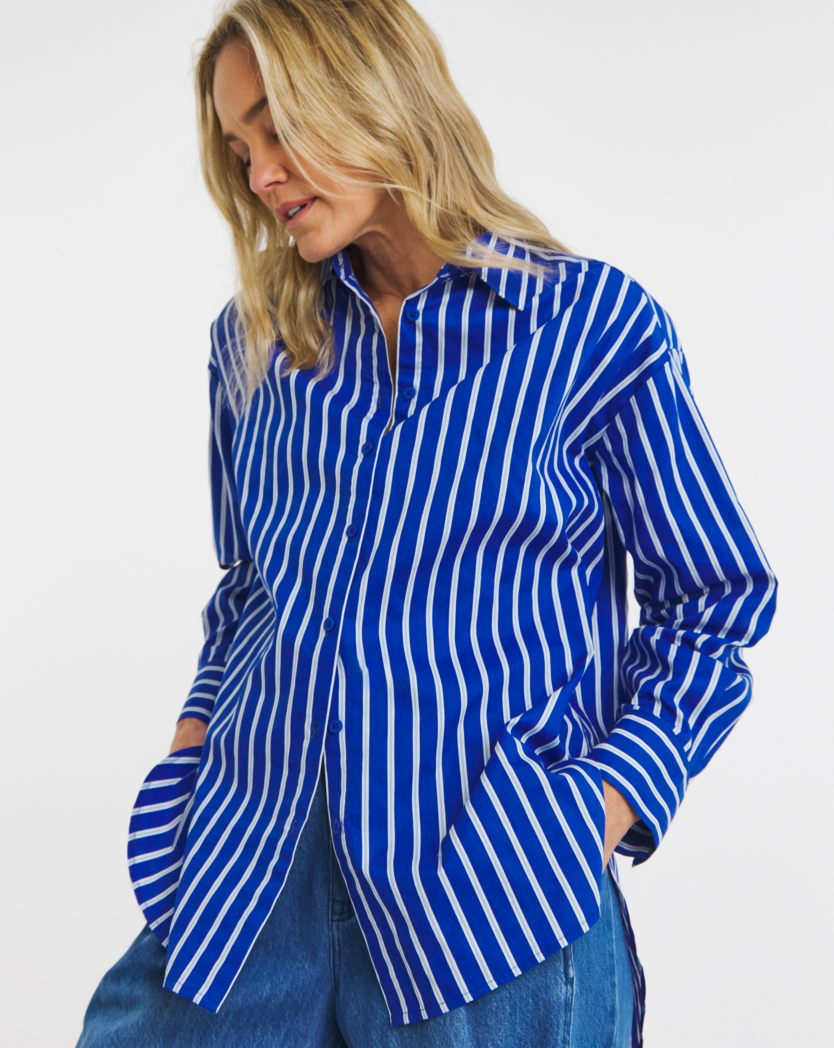 Oversized Stripe Shirt