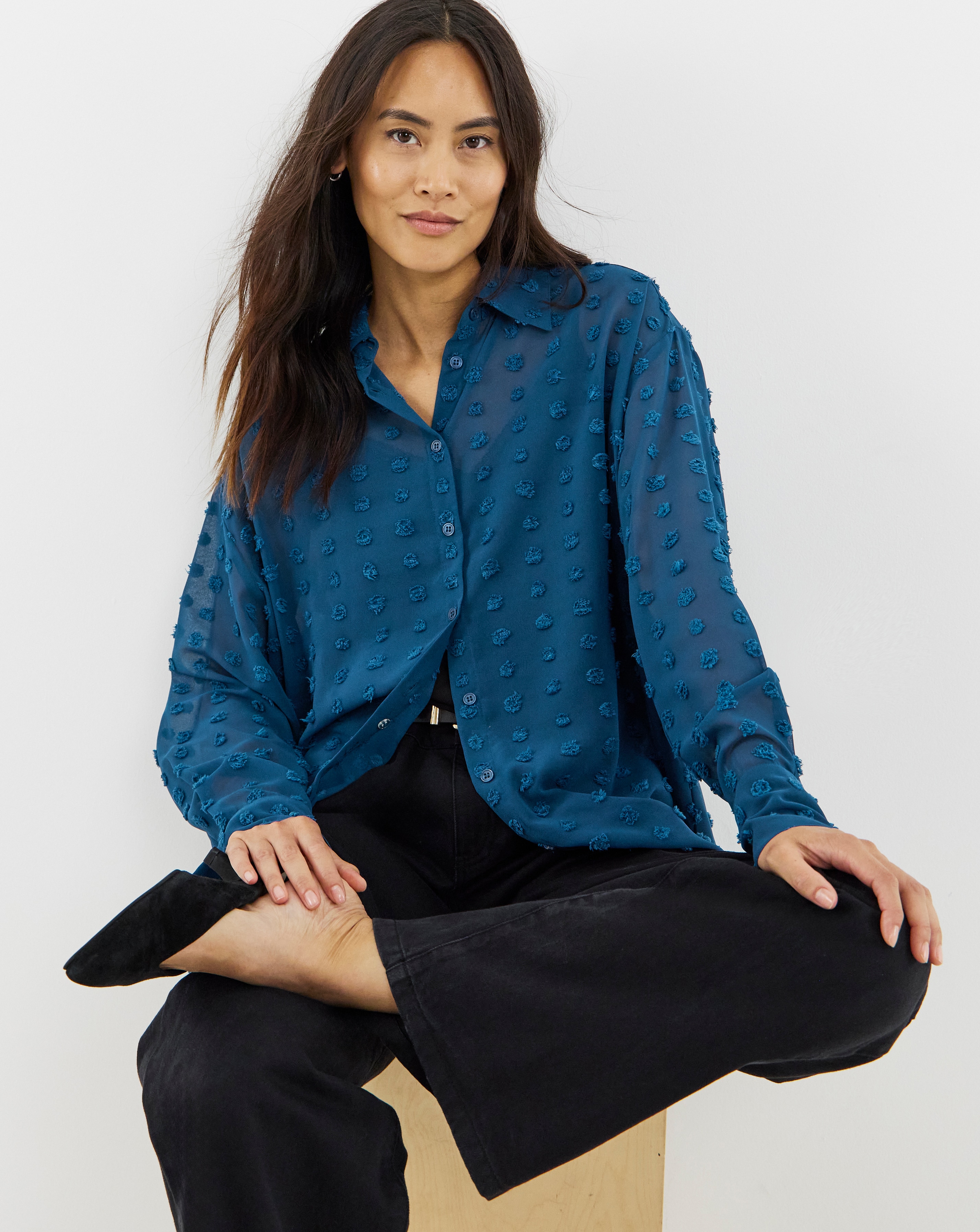 Dobby Oversized Shirt