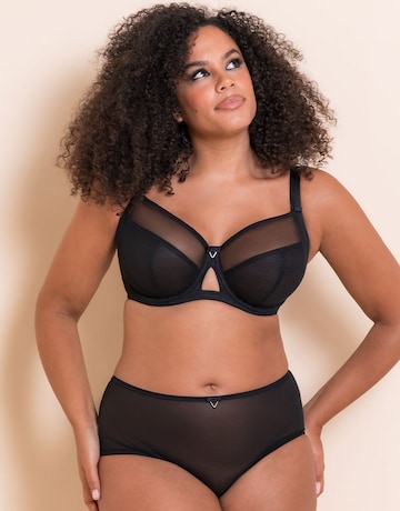 Curvy Kate Victory Balcony Wired Bra Black