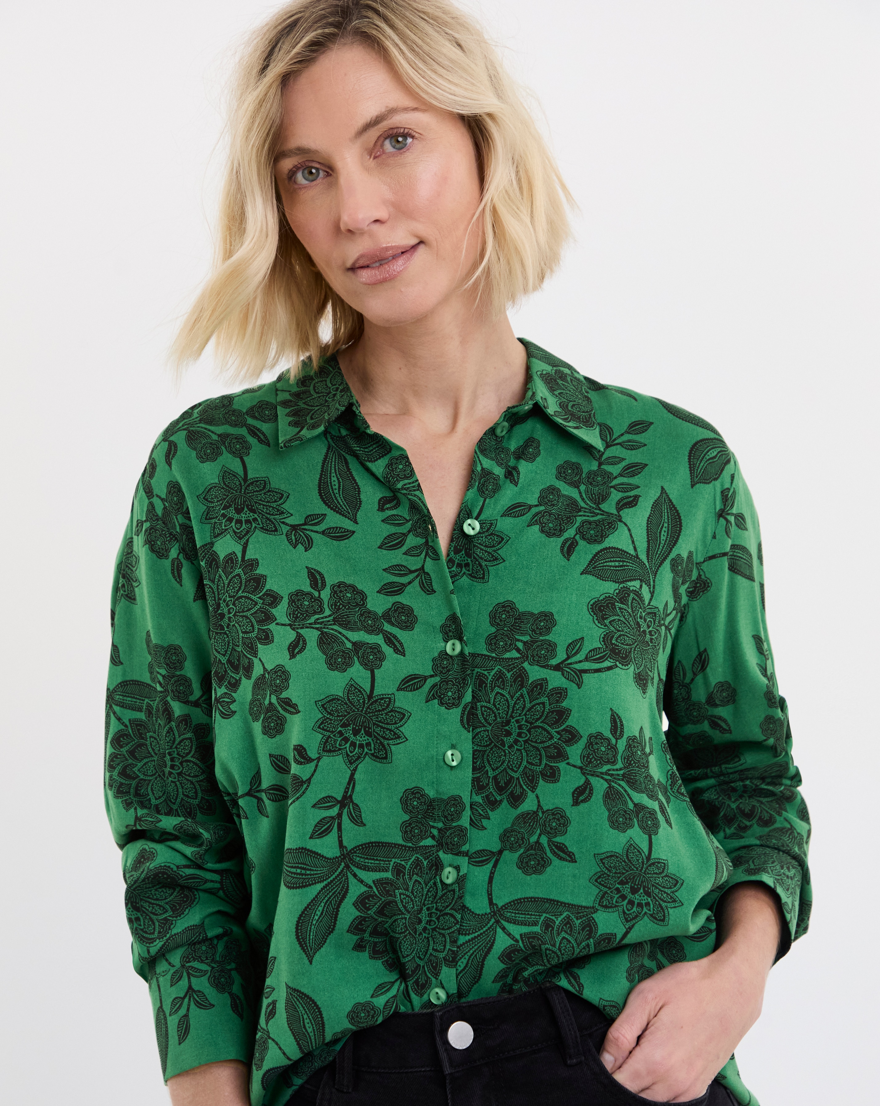 New In - Printed Long Sleeve Shirt