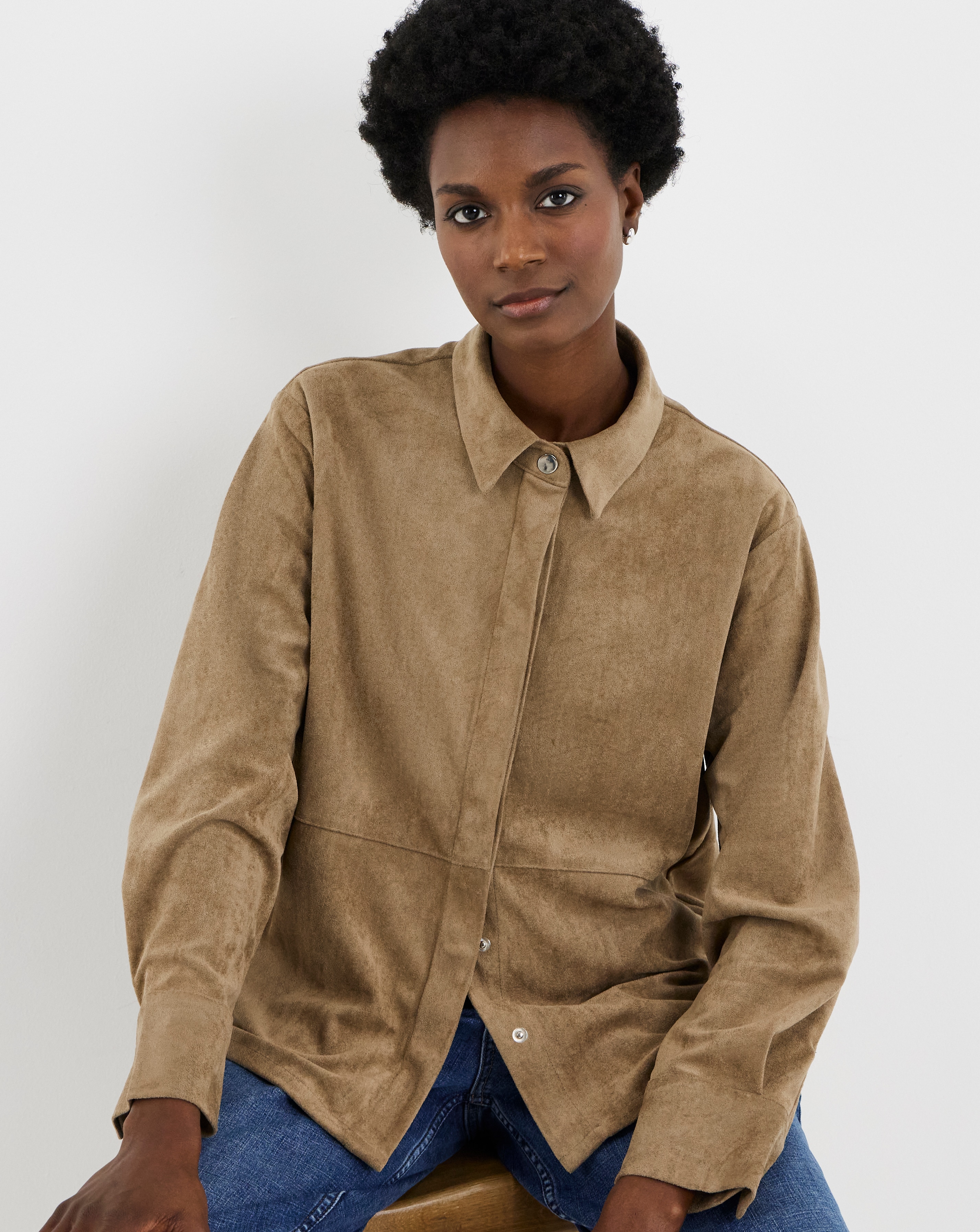 New In - Suedette Shirt