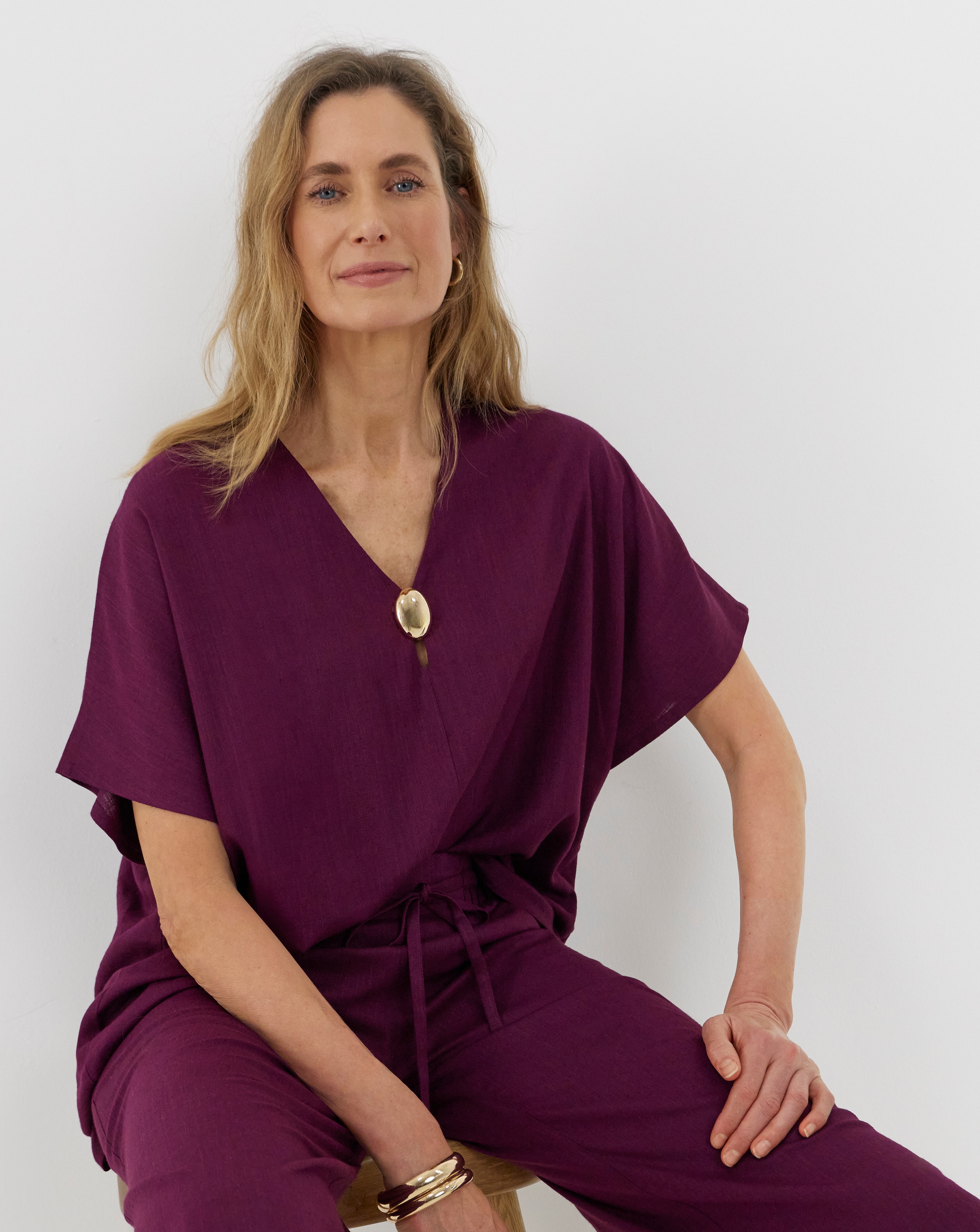 New In - Linen Mix Tunic