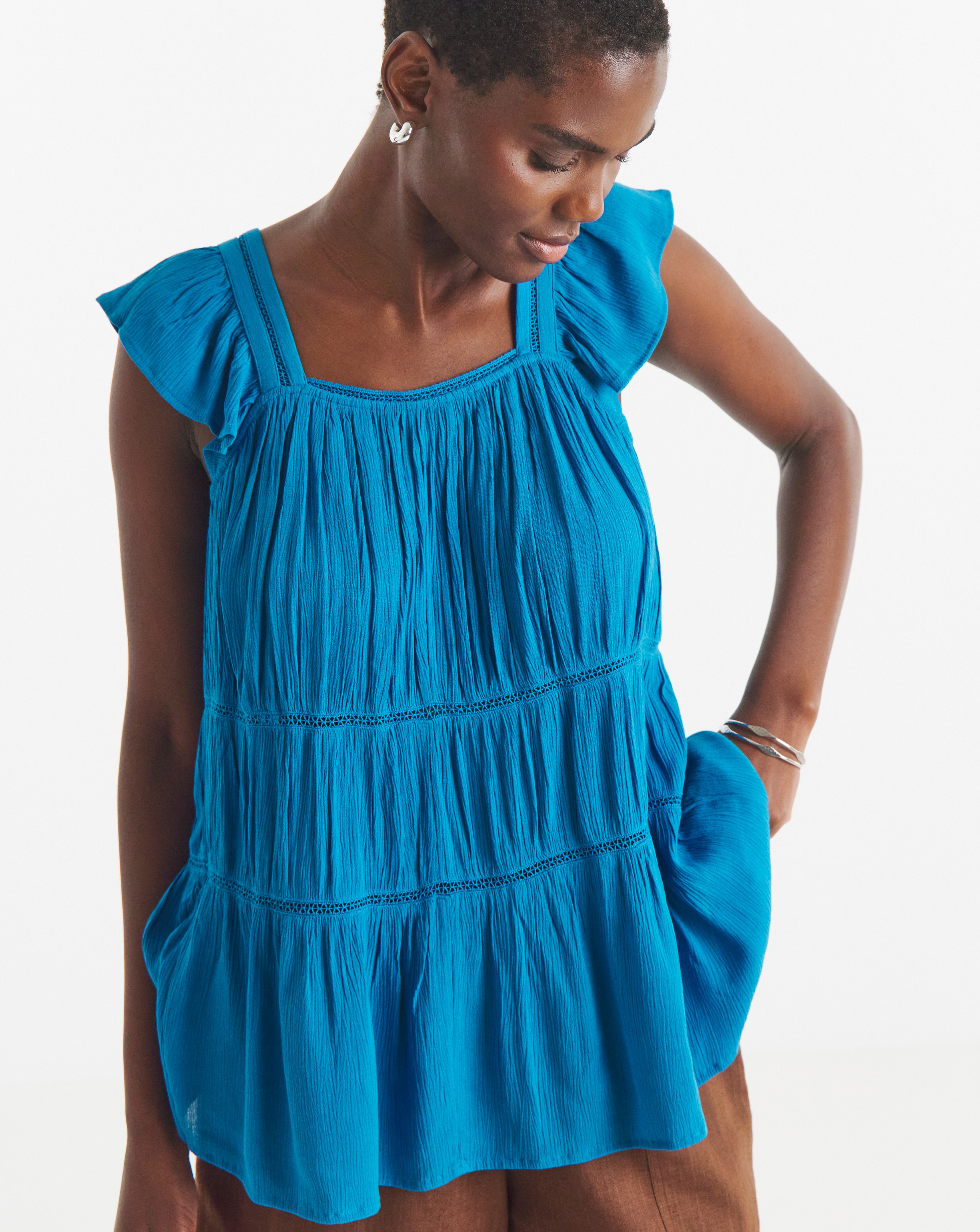 New In - Trim Detail Prairie Cami