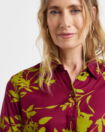 Floral Printed Long Sleeve Shirt