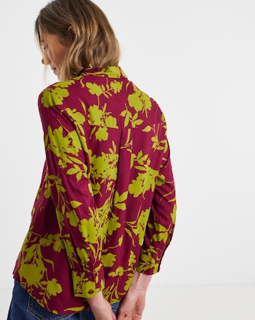 Floral Printed Long Sleeve Shirt