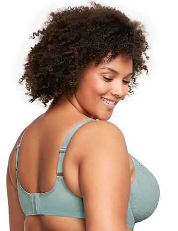 Glamorise Plus Size Lace Comfort WonderWire Bra 9855