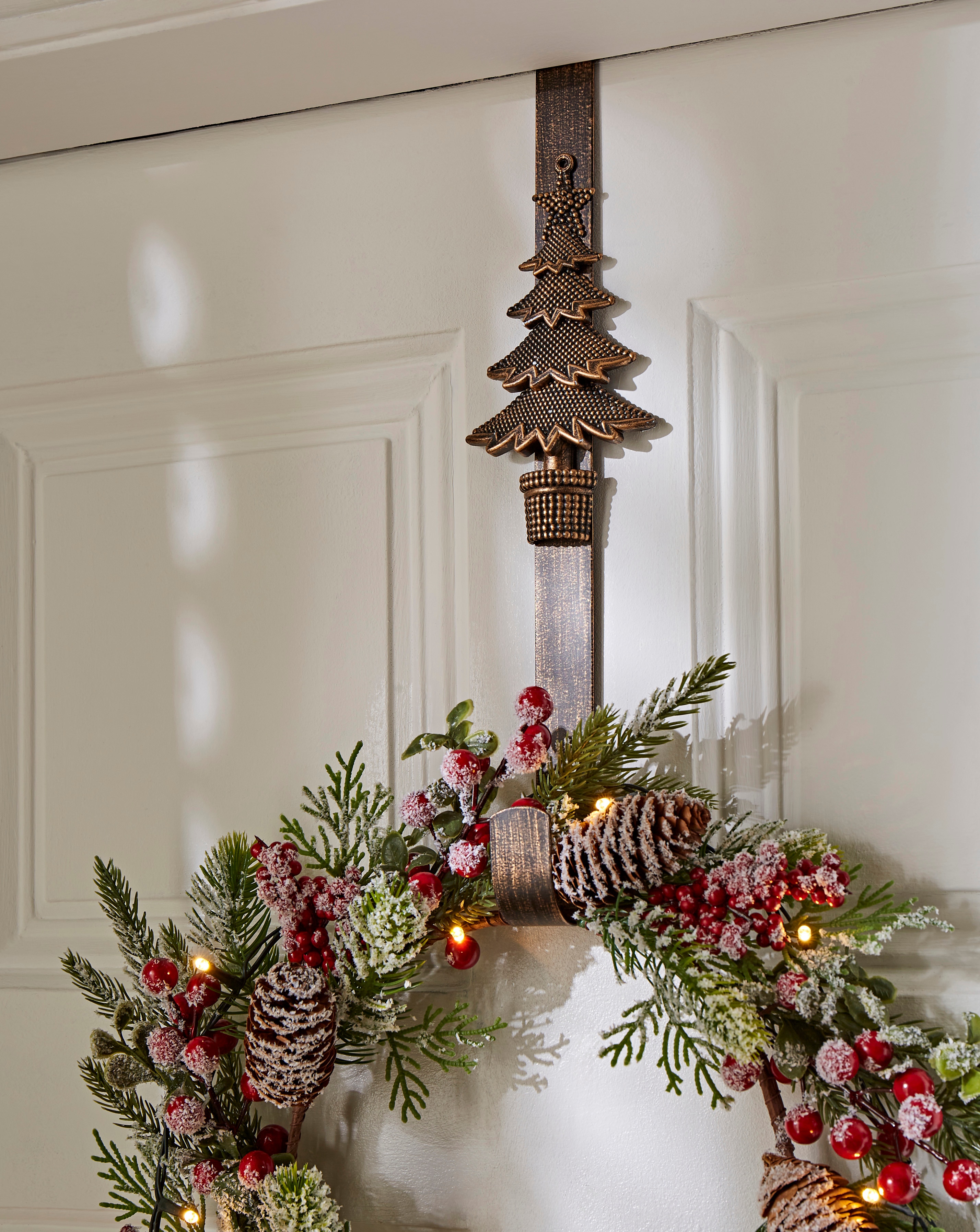 Christmas Tree Wreath Hanger