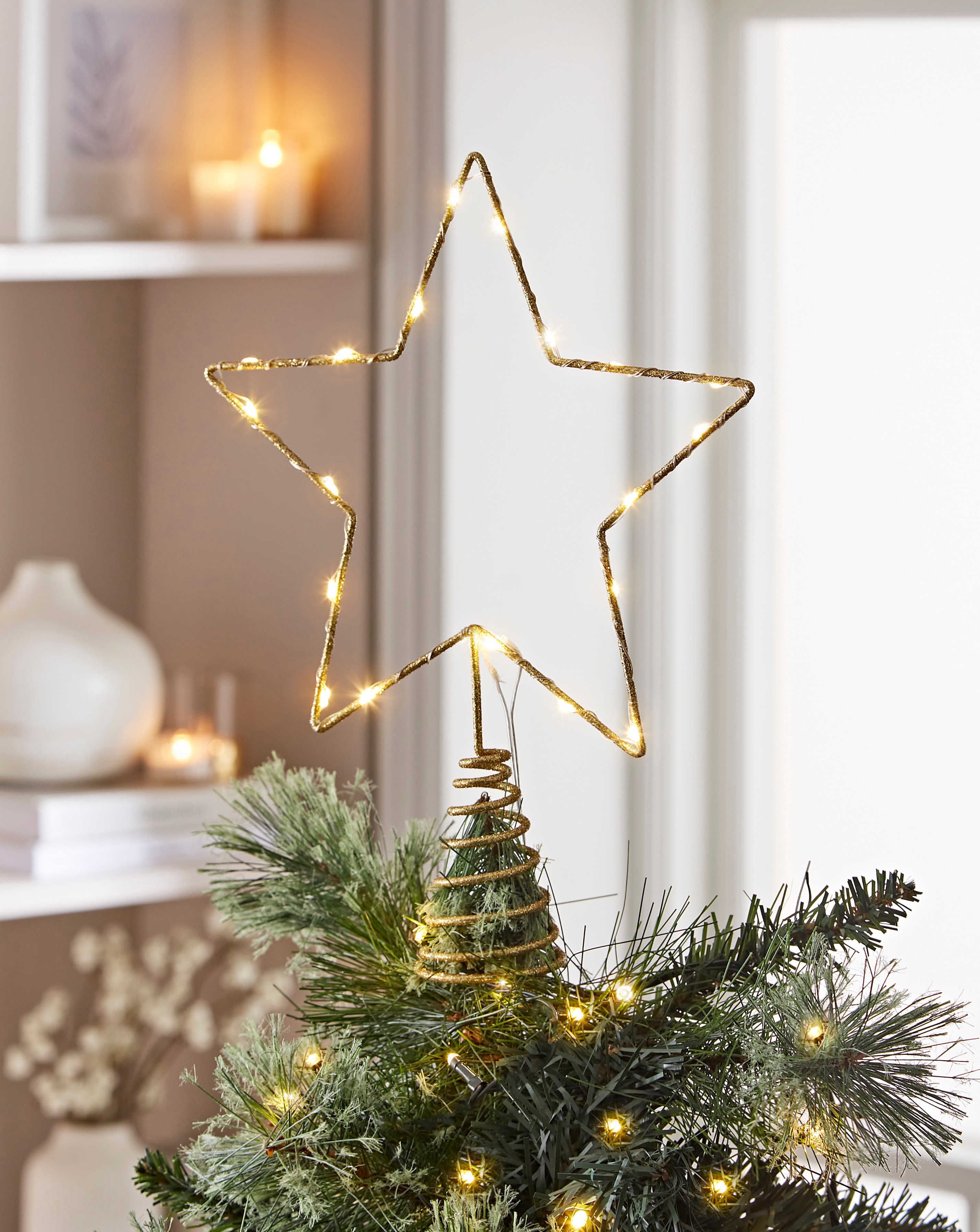 Star Lit Tree Topper