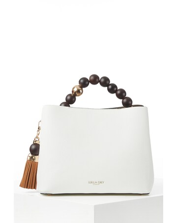 Luella Grey Demi White Crossbody Tote