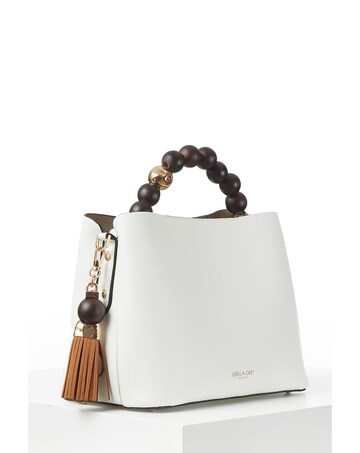 Luella Grey Demi White Crossbody Tote