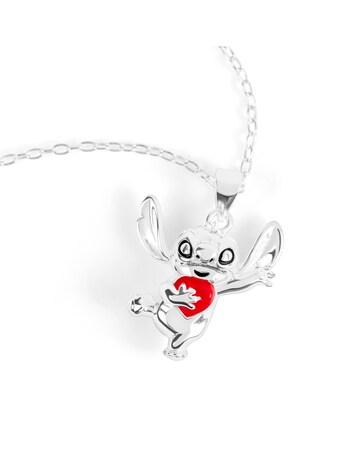 Stitch Enamel Heart Necklace